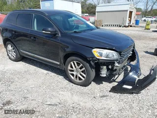 2017 Volvo XC60 with VIN YV440MDJ5H2077536, listed as a IAAI auction lot 41843564 with 161,947 mi miles. Bid and sale history available at carsss.com. Image 1.