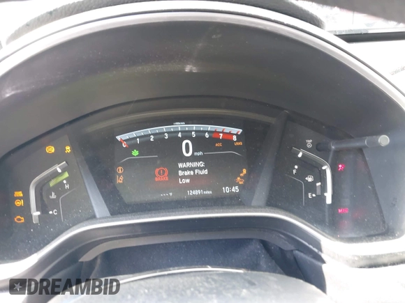 2017 Honda CR-V EX with VIN 2HKRW2H5XHH678674, listed as a IAAI auction lot 42039505 with 124,891 mi miles. Bid and sale history available at carsss.com. Image 7.
