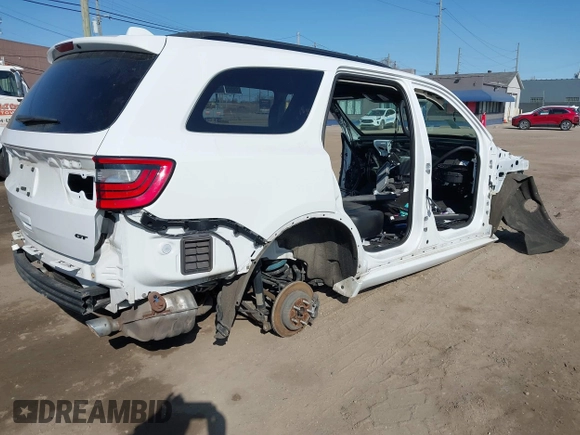 2018 Dodge Durango GT with VIN 1C4RDJDG6JC473166, listed as a IAAI auction lot 41780282 with Not Provided miles and . Bid and sale history available at DreamBid. Image 4.