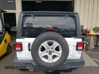 2023 Jeep Wrangler Sport S with VIN 1C4HJXDN5PW542913, listed as a Copart auction lot 48263205 with 44,544 mi miles and Clean Title. Bid and sale history available at DreamBid. Image 6.