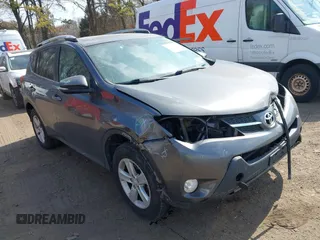 2013 Toyota RAV4 XLE with VIN 2T3RFREV0DW044175, listed as a IAAI auction lot 41708819 with 106,117 mi miles and . Bid and sale history available at carsss.com. Image 1.