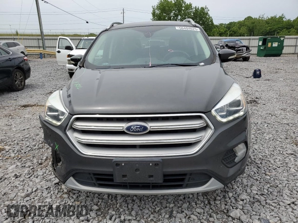 2018 Ford Escape Titanium with VIN 1FMCU9J97JUB34691, listed as a Copart auction lot 56404625 with 107,037 mi miles and Salvage title. Bid and sale history available at DreamBid. Image 5.
