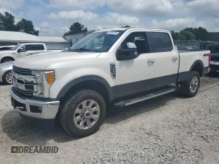 2017 Ford F-250 Lariat with VIN 1FT7W2B60HEC78227, listed as a Copart auction lot 59498725 with 84,672 mi miles and Salvage title. Bid and sale history available at DreamBid. Image 1.