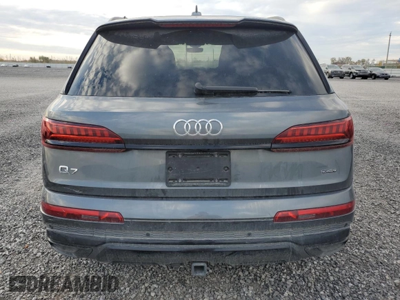 2022 Audi Q7 Komfort with VIN WA1BXBF78ND007843, listed as a Copart auction lot 77568464 with 44,041 mi miles and Salvage Title. Bid and sale history available at carsss.com. Image 6.