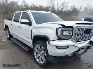 2018 GMC Sierra 1500 Denali with VIN 3GTU2PEJ4JG280332, listed as a IAAI auction lot 41784645 with 119,815 mi miles. Bid and sale history available at carsss.com. Image 1.