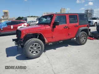 2014 Jeep Wrangler Unlimited Rubicon с VIN 1C4HJWFG5EL162736, выставлен на аукционе Copart как лот 64077645 с пробегом 126 330 миль миль и Списание • Salvage title. История ставок и продаж доступна на DreamBid. Изображение 1.