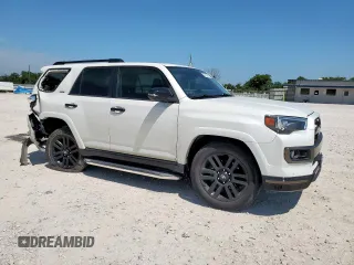 2020 Toyota 4Runner SR5 with VIN JTEZU5JR0L5220926, listed as a Copart auction lot 57238995 with 49,362 mi miles and Salvage title. Bid and sale history available at DreamBid. Image 4.
