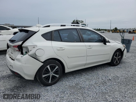2022 Subaru Impreza Premium with VIN 4S3GTAD66N3710522, listed as a Copart auction lot 59011985 with 42,962 mi miles and Salvage title. Bid and sale history available at DreamBid. Image 3.