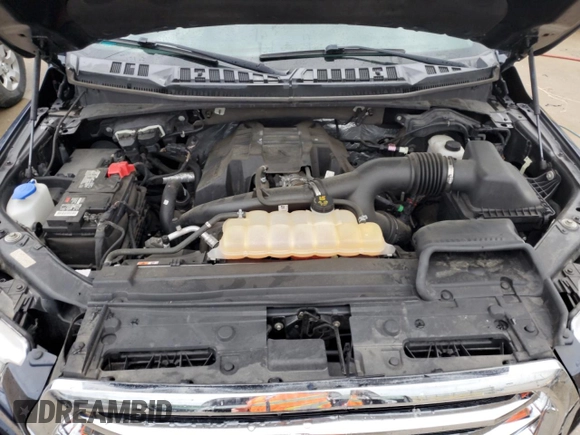 2017 Ford F-150 XL with VIN 1FTEW1EP2HFB80607, listed as a Copart auction lot 53311155 with 55,378 mi miles and Salvage title. Bid and sale history available at DreamBid. Image 11.