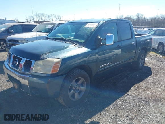 2005 Nissan Titan XE with VIN 1N6AA07A65N512479, listed as a IAAI auction lot 41659482 with 225,037 mi miles and . Bid and sale history available at DreamBid. Image 2.