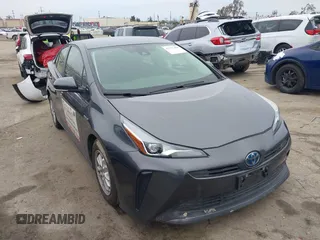 2022 Toyota Prius L Eco with VIN JTDKAMFU3N3190079, listed as a IAAI auction lot 41771356 with 52,607 mi miles and . Bid and sale history available at DreamBid. Image 1.