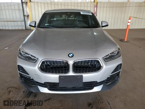 2021 BMW X2 sDrive28i with VIN WBXYH9C07M5T03462, listed as a Copart auction lot 56539503 with 0 mi miles and Salvage Title. Bid and sale history available at carsss.com. Image 5.