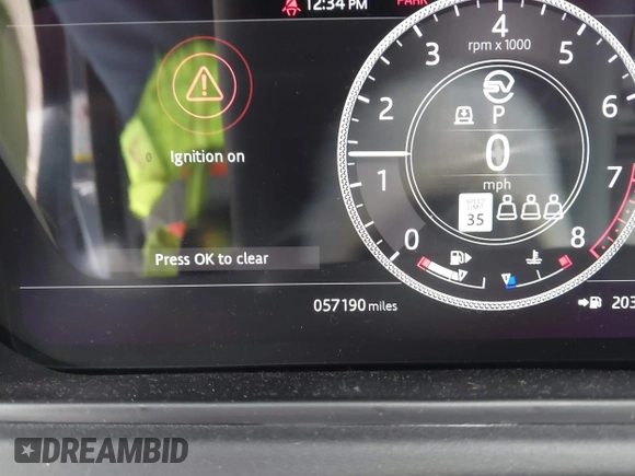 2020 Land Rover Range Rover Velar with VIN SALYU2EE1LA257148, listed as a IAAI auction lot 42366021 with 57,190 mi miles and . Bid and sale history available at DreamBid. Image 15.