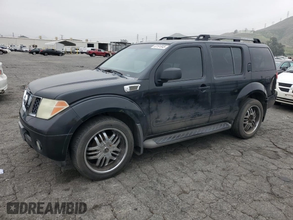2007 Nissan Pathfinder S with VIN 5N1AR18U17C615197, listed as a Copart auction lot 53191045 with 225,166 mi miles and Clean Title. Bid and sale history available at carsss.com. Image 1.