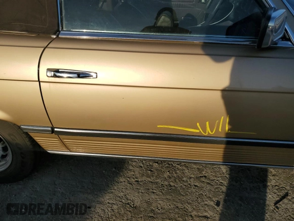 1981 Mercedes-Benz 380 380SL with VIN WDBBA45A8BB003796, listed as a Copart auction lot 46638435 with 122,163 mi miles and Salvage Title. Bid and sale history available at carsss.com. Image 12.
