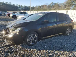 2021 Nissan LEAF SV with VIN 1N4AZ1CV0MC550445, listed as a Copart auction lot 85572224 with 42,926 mi miles and Salvage Title. Bid and sale history available at DreamBid. Image 1.