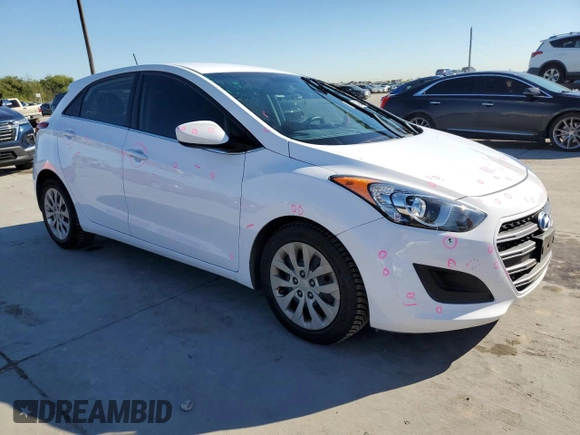 2016 Hyundai Elantra GT with VIN KMHD35LH0GU252112, listed as a Copart auction lot 73341384 with 86,574 mi miles and Salvage Title. Bid and sale history available at carsss.com. Image 4.