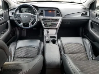 2015 Hyundai Sonata 2.4L Sport with VIN 5NPE34AF3FH215665, listed as a Copart auction lot 81554554 with 0 mi miles and Salvage Title. Bid and sale history available at carsss.com. Image 8.