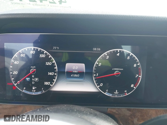 2020 Mercedes-Benz E 350 z VIN W1KZF8DB4LA833854, wystawiony jako IAAI lot #42424616 z przebiegiem 41 860 mil mil oraz . Historia ofert i sprzedaży dostępna na DreamBid. Obrazek 7.