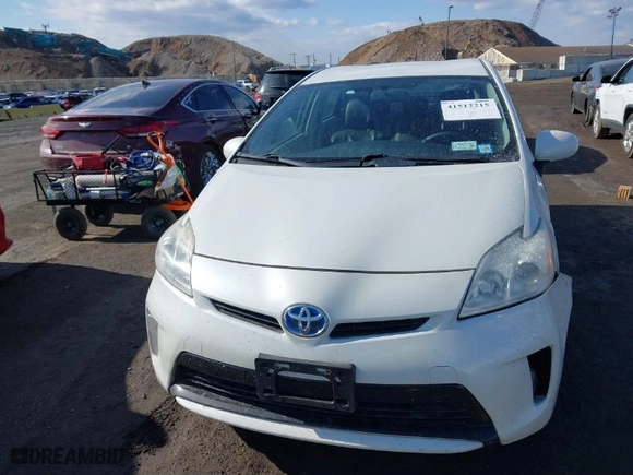 2012 Toyota Prius One with VIN JTDKN3DU1C1501194, listed as a IAAI auction lot 41512215 with NaN miles. Bid and sale history available at carsss.com. Image 12.