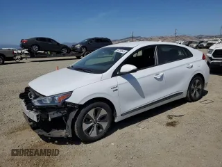 2019 Hyundai Ioniq with VIN KMHC75LH2KU044726, listed as a Copart auction lot 58798645 with 42,767 mi miles and Salvage title. Bid and sale history available at DreamBid. Image 1.