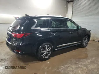 2017 Infiniti QX60 with VIN 5N1DL0MM7HC550677, listed as a Copart auction lot 50781605 with 87,274 mi miles and Salvage Title. Bid and sale history available at DreamBid. Image 3.
