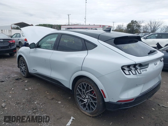 2023 Ford Mustang Mach-E GT with VIN 3FMTK4SX2PMA23694, listed as a IAAI auction lot 41125283 with 15,252 mi miles and . Bid and sale history available at DreamBid. Image 3.