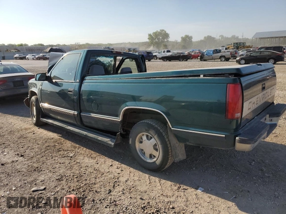 1996 Chevrolet Silverado 1500 with VIN 1GCEC14M6TZ154941, listed as a Copart auction lot 66361154 with 124,631 mi miles and Salvage Title. Bid and sale history available at DreamBid. Image 2.