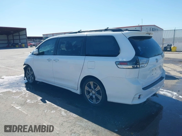 2017 Toyota Sienna SE with VIN 5TDXZ3DC8HS871148, listed as a IAAI auction lot 42035137 with 124,126 mi miles and . Bid and sale history available at DreamBid. Image 3.