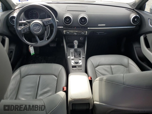 2017 Audi A3 Premium Plus with VIN WAUGUGFF7H1046600, listed as a Copart auction lot 49002005 with 74,914 mi miles and Salvage Title. Bid and sale history available at DreamBid. Image 8.