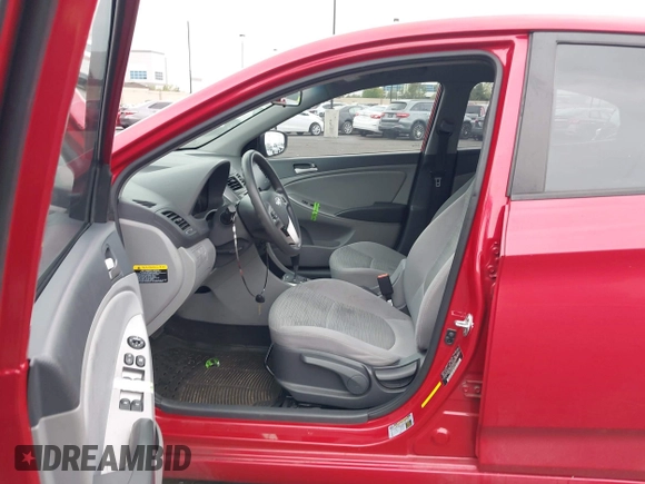 2015 Hyundai Accent GLS with VIN KMHCT4AE4FU827177, listed as a IAAI auction lot 42057967 with 83,842 mi miles and . Bid and sale history available at carsss.com. Image 5.