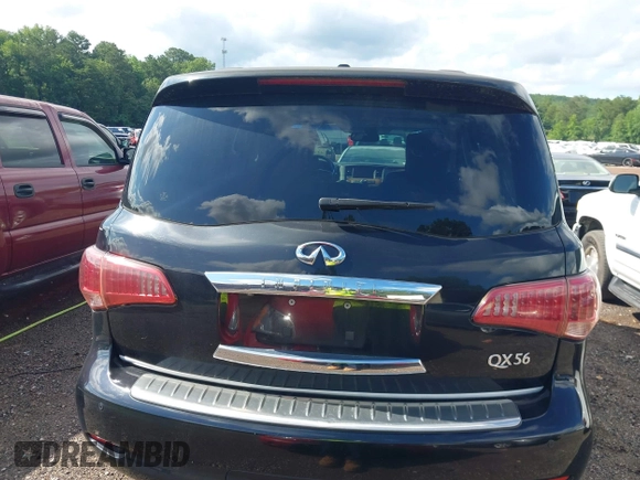 2012 Infiniti QX56 7-passenger z VIN JN8AZ2NEXC9017449, wystawiony jako IAAI lot #42349105 z przebiegiem 244 048 mil mil oraz . Historia ofert i sprzedaży dostępna na DreamBid. Obrazek 16.