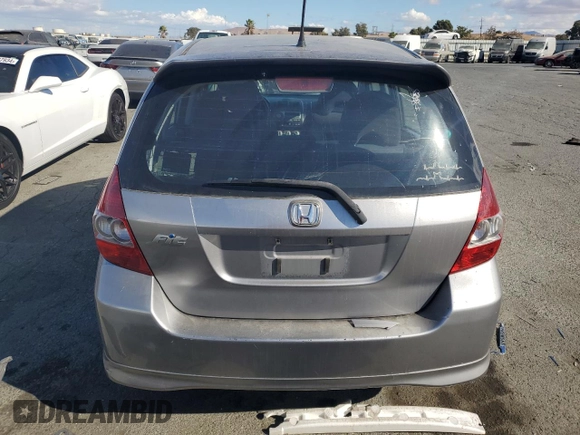 2007 Honda Fit Sport with VIN JHMGD37617S024934, listed as a Copart auction lot 78197174 with 227,377 mi miles and Salvage Title. Bid and sale history available at carsss.com. Image 6.