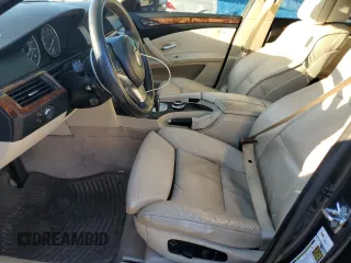 2008 BMW 5 Series 535xi with VIN WBANV93588CZ69801, listed as a Copart auction lot 43981495 with 159,869 mi miles and Salvage Title. Bid and sale history available at carsss.com. Image 7.