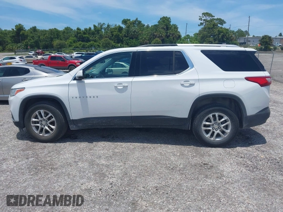 2018 Chevrolet Traverse LT Cloth with VIN 1GNERGKW0JJ185871, listed as a IAAI auction lot 42559907 with 110,722 mi miles and . Bid and sale history available at DreamBid. Image 14.