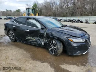 2022 Nissan Maxima SV with VIN 1N4AA6CV6NC501711, listed as a Copart auction lot 44405375 with 72,314 mi miles and Salvage Title. Bid and sale history available at carsss.com. Image 4.