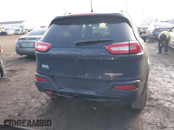 2017 Jeep Cherokee Trailhawk with VIN 1C4PJMBS4HW647852, listed as a IAAI auction lot 41192324 with 116,429 mi miles and . Bid and sale history available at DreamBid. Image 16.