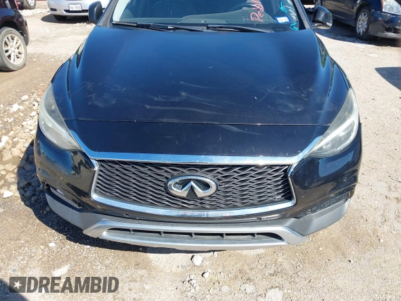 2017 Infiniti QX30 Luxury with VIN SJKCH5CR6HA019698, listed as a IAAI auction lot 42073881 with 99,549 mi miles. Bid and sale history available at carsss.com. Image 12.