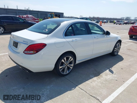 2018 Mercedes-Benz C 300 with VIN WDDWF4KBXJR409205, listed as a IAAI auction lot 42075251 with 67,579 mi miles and . Bid and sale history available at DreamBid. Image 4.