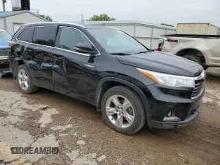 2015 Toyota Highlander Hybrid Limited with VIN 5TDDCRFH0FS008504, listed as a Copart auction lot 71967334 with 178,880 mi miles and Salvage Title. Bid and sale history available at carsss.com. Image 4.
