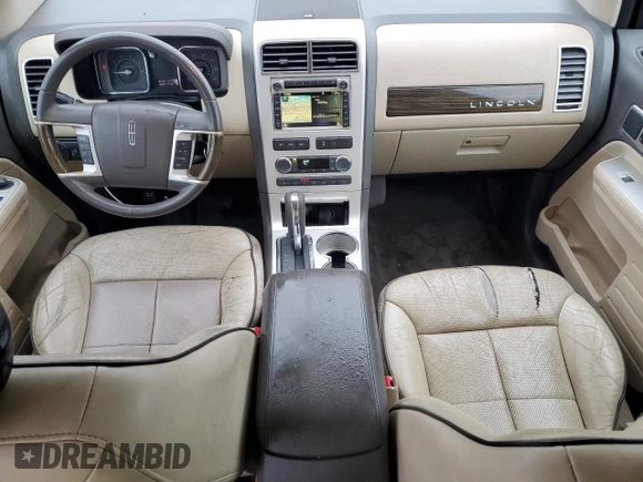 2009 Lincoln MKX with VIN 2LMDU68C99BJ09673, listed as a Copart auction lot 86646834 with 121,835 mi miles and Salvage Title. Bid and sale history available at DreamBid. Image 8.
