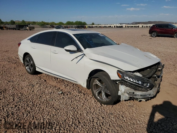 2020 Honda Accord EX-L with VIN 1HGCV2F53LA009921, listed as a Copart auction lot 62404045 with 48,763 mi miles and Salvage title. Bid and sale history available at DreamBid. Image 4.