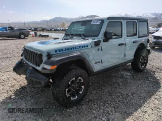 2024 Jeep Wrangler Rubicon с VIN 1C4RJXR60RW229244, выставлен на аукционе Copart как лот 52534675 с пробегом 11 885 миль миль и Списание • Salvage title. История ставок и продаж доступна на DreamBid. Изображение 1.