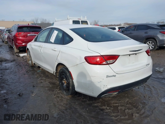 2016 Chrysler 200 S with VIN 1C3CCCBG4GN109871, listed as a IAAI auction lot 41666592 with 1 mi miles. Bid and sale history available at carsss.com. Image 3.