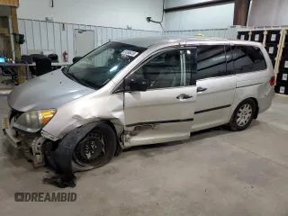 2008 Honda Odyssey LX with VIN 5FNRL38238B082891, listed as a Copart auction lot 51095415 with 155,390 mi miles and Clean Title. Bid and sale history available at carsss.com. Image 1.