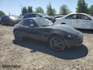 2018 Mazda MX-5 Miata RF Grand Touring with VIN JM1NDAM76J0201992, listed as a Copart auction lot 65407554 with 69,120 mi miles and Salvage Title. Bid and sale history available at carsss.com. Image 4.