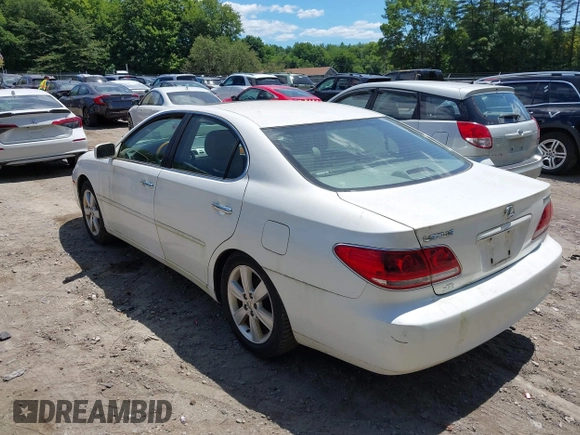 2005 Lexus ES 350 with VIN JTHBA30GX55134172, listed as a IAAI auction lot 42781364 with 292,824 mi miles and . Bid and sale history available at DreamBid. Image 3.
