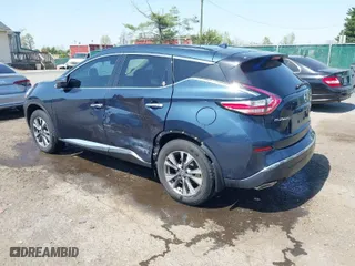 2015 Nissan Murano Platinum with VIN 5N1AZ2MH9FN282765, listed as a IAAI auction lot 42038618 with 100,209 mi miles. Bid and sale history available at carsss.com. Image 3.