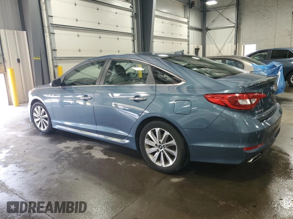 2015 Hyundai Sonata Sport with VIN 5NPE34AF7FH047528, listed as a Copart auction lot 54252645 with 58,703 mi miles and Salvage title. Bid and sale history available at DreamBid. Image 2.