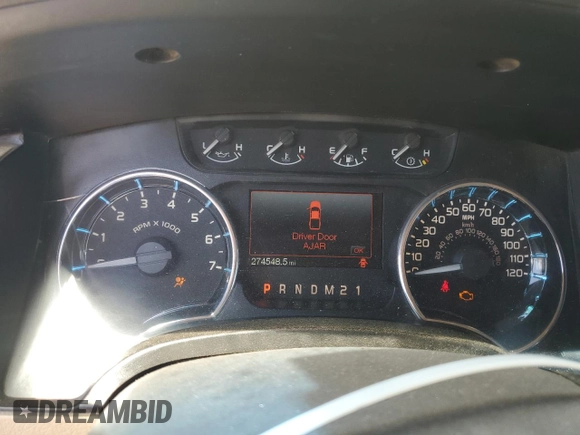 2011 Ford F-150 XL with VIN 1FTFX1CF8BKD32061, listed as a Copart auction lot 63427195 with 274,548 mi miles and Clean title. Bid and sale history available at DreamBid. Image 9.